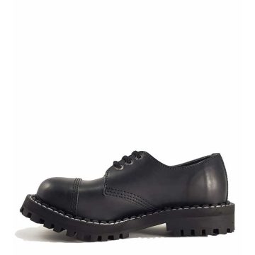 Steel - 3 soros fekete bakancs 42-ES