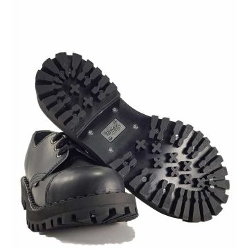 Steel - 3 soros fekete bakancs 43-AS