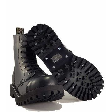 Steel - 8 soros fekete bakancs 44-ES