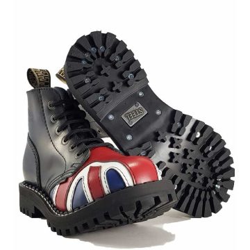 Steel - 6 soros UK zászlós bakancs