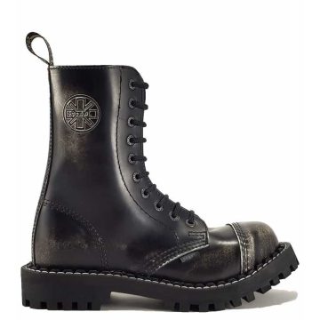 Steel - 10 soros, koptatott fehér bakancs 42-ES