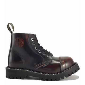 Steel - 6 soros, koptatott narancs bakancs