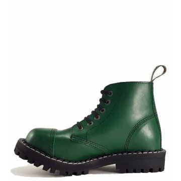 Steel - 6 soros full zöld bakancs