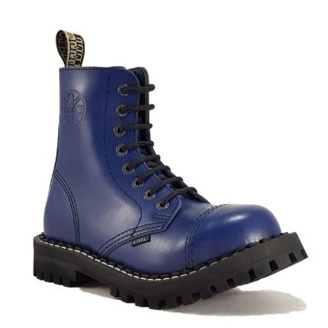 Steel - 8 soros full kék bakancs