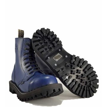 Steel - 8 soros full kék bakancs