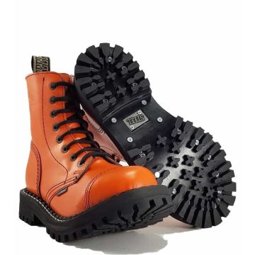 Steel - 8 soros full narancs bakancs