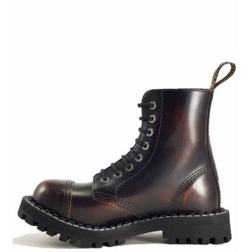 Steel - 8 soros, koptatott narancs bakancs