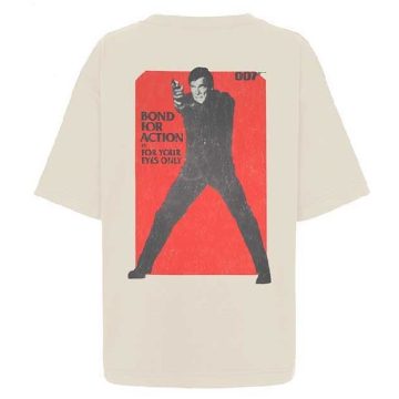   James Bond 007 - For Your Eyes Only Bond For Action (Back Print) póló