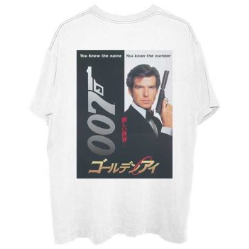   James Bond 007 - Goldeneye Japanese Poster (Back Print) póló