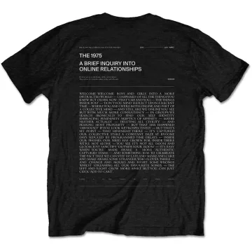 The 1975 - A Brief Inquiry (Back Print) póló