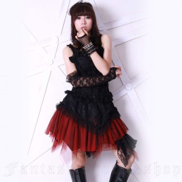 AMELIA szoknya piros-fekete