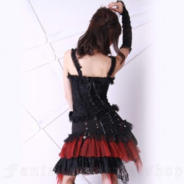 AMELIA szoknya piros-fekete