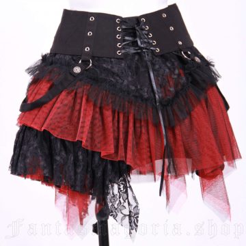 AMELIA szoknya piros-fekete