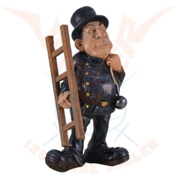 Funny job - chimney sweeper szobor