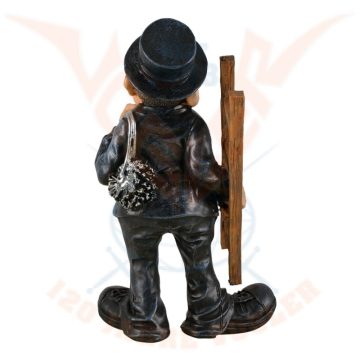 Funny job - chimney sweeper szobor