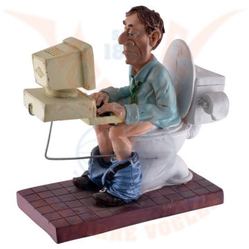 Funny Job - Always online szobor