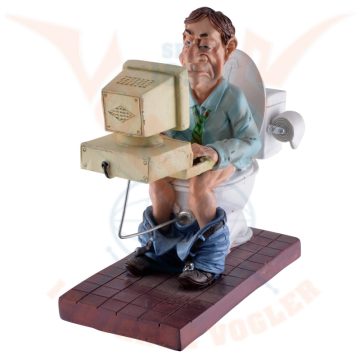 Funny Job - Always online szobor