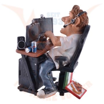 Funny Life - Gamer szobor