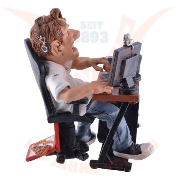 Funny Life - Gamer szobor