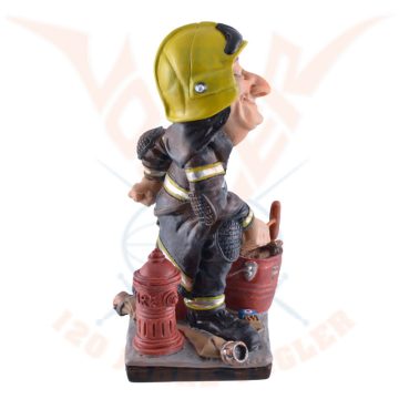 Funny Life - Fireman grilling szobor