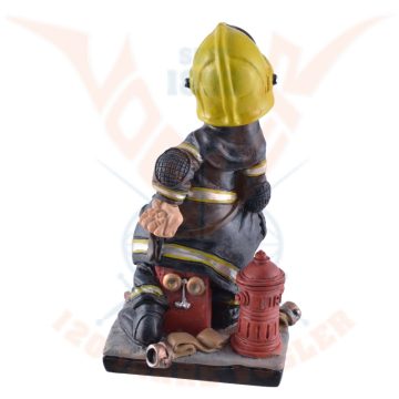 Funny Life - Fireman grilling szobor