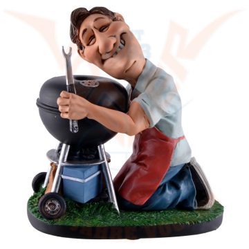 Funny Life - Barbecue man szobor