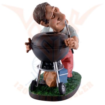 Funny Life - Barbecue man szobor