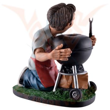 Funny Life - Barbecue man szobor