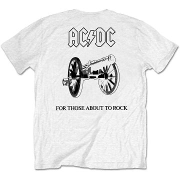AC/DC - About To Rock (Back Print/Retail Pack) póló