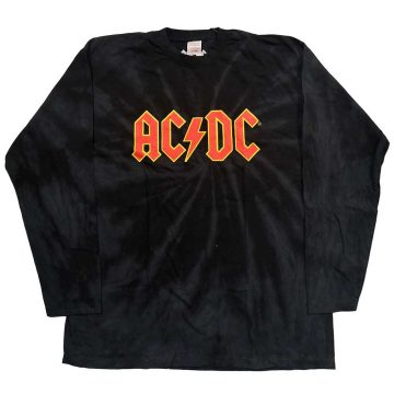 AC/DC - Logo (Dip-Dye) hosszú ujjú póló