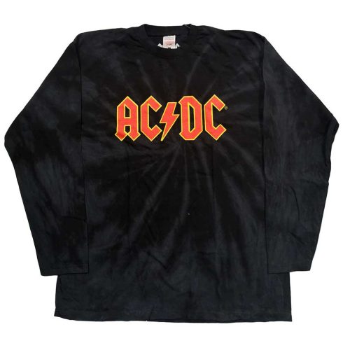 AC/DC - Logo (Dip-Dye) hosszú ujjú póló