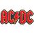 AC/DC - Cut-Out 3D Logo hímzett felvarró