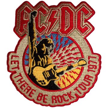 AC/DC - Let There Be Rock Tour 1977 (szőtt) felvarró