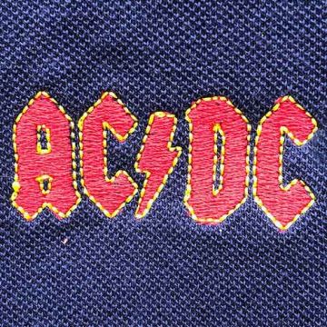 AC/DC - Classic Logo (Navy Blue) póló