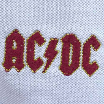 AC/DC - Classic Logo (White) póló