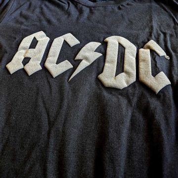 AC/DC - Logo (Hi-Build) póló