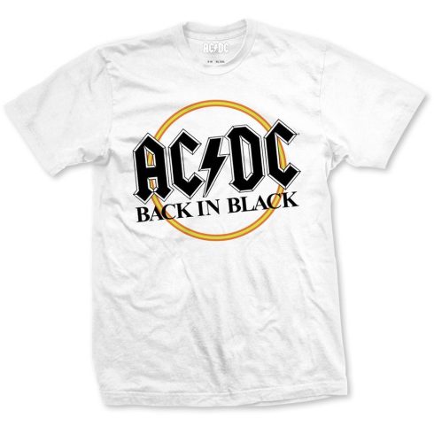 AC/DC - Back in Black White póló