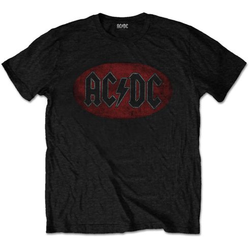 AC/DC - Oval Logo Vintage póló