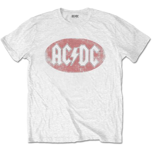 AC/DC - Oval Logo Vintage póló