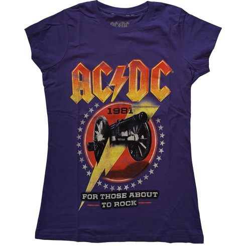 AC/DC - For Those About To Rock '81 női póló
