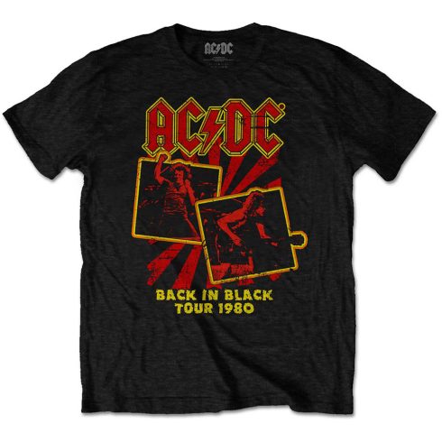 AC/DC - Back in Black Tour 1980 póló