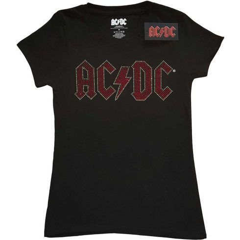 AC/DC - Full Colour Logo (Diamante) női póló