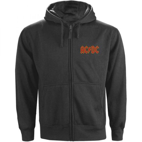 AC/DC - Logo Back szürke pulóver