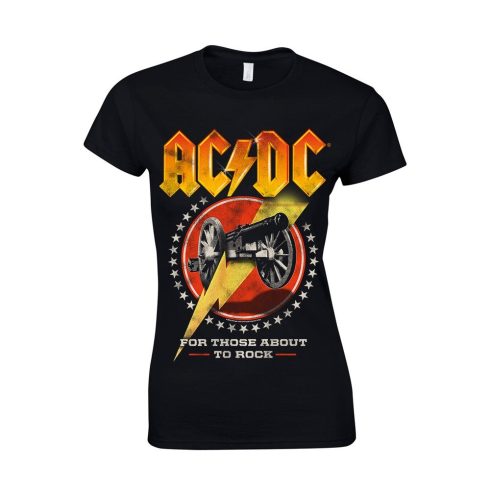AC/DC - FOR THOSE ABOUT TO ROCK NEW női póló