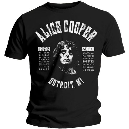 Alice Cooper - School's Out Lyrics póló
