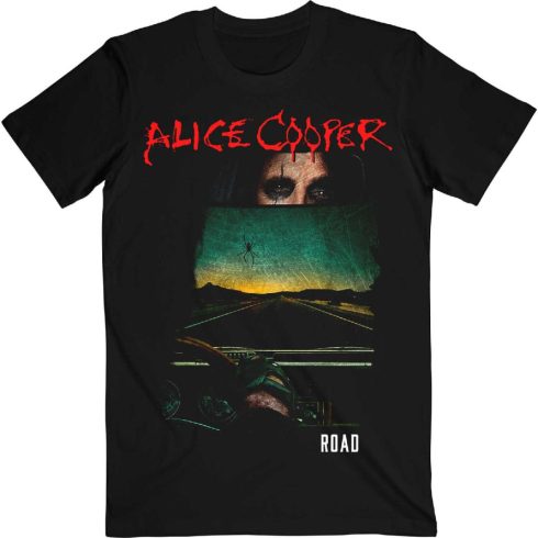 Alice Cooper - Road Cover Tracklist (Back Print) póló
