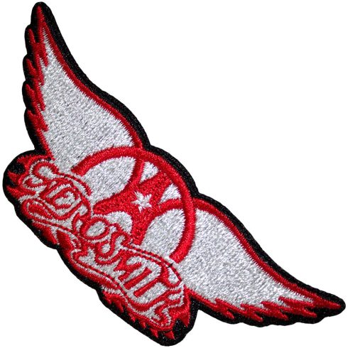 Aerosmith - Wings Red (szőtt) felvarró