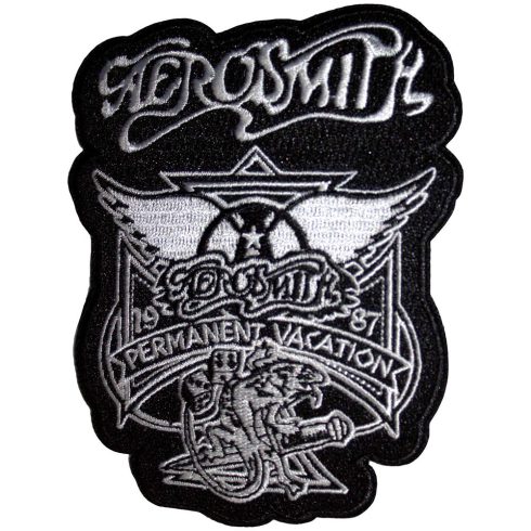 Aerosmith - Permanent Vacation (szőtt) felvarró