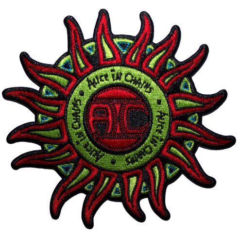 Alice In Chains - Sun Logo Colour (szőtt) felvarró