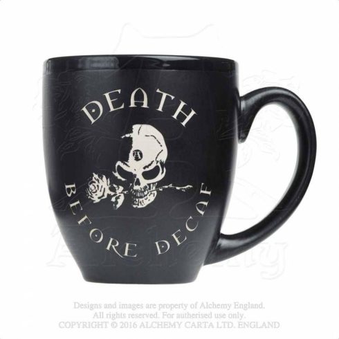 Alchemy Death Before Decaf bögre